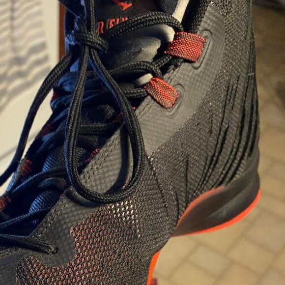 Nike Jordan Super Fly 5 Men Red Black Infrared Bred Shoes size 12 - Picture 12 of 12